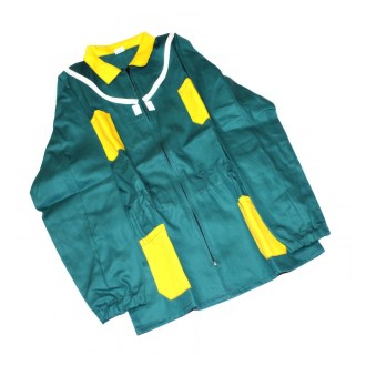 Imkerjacke mit Imkerhut und Reißverschluss - grün - 52-60